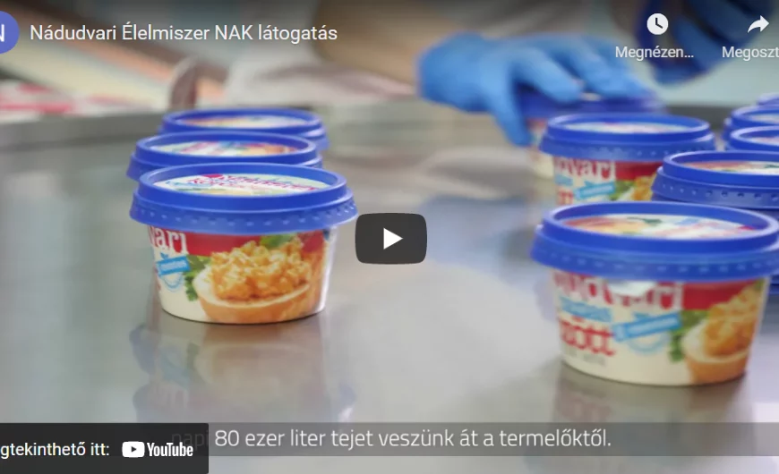 A NAK látogatása üzemünkben