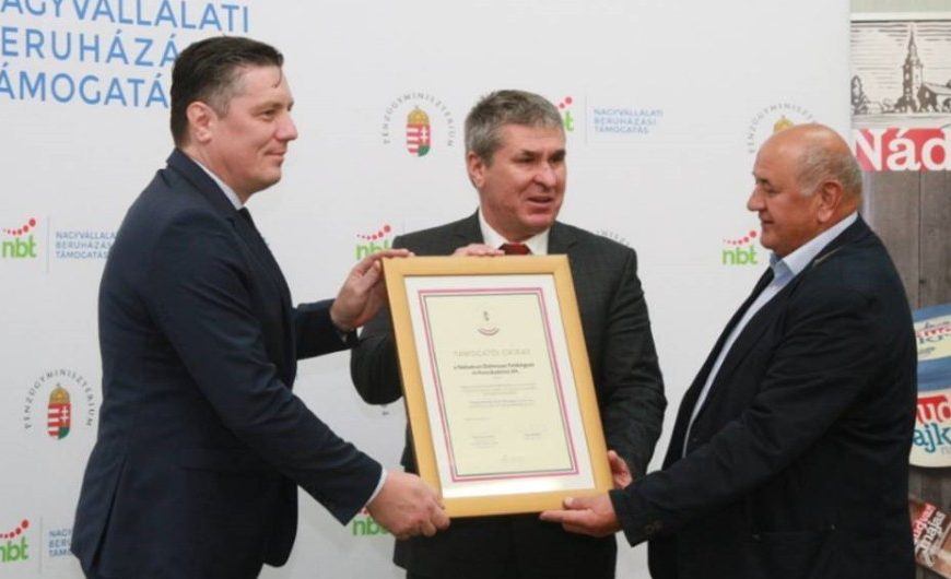 Jelentős fejlesztések a Nádudvari Élelmiszer Kft. üzemeiben